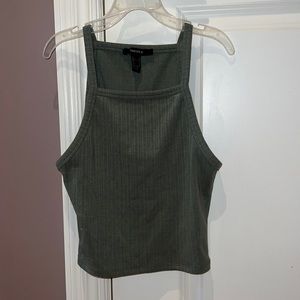 Forever 21 Green Halter Top, Size S